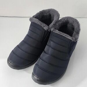 920 gracosy Warm Snow Boots Winter Warm Ankle Boots Size 8